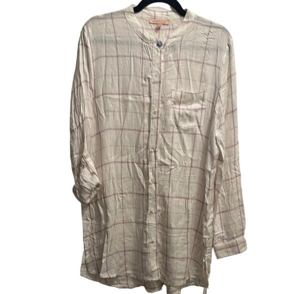 Gibson Latimer White and Pink Button Down Shirt